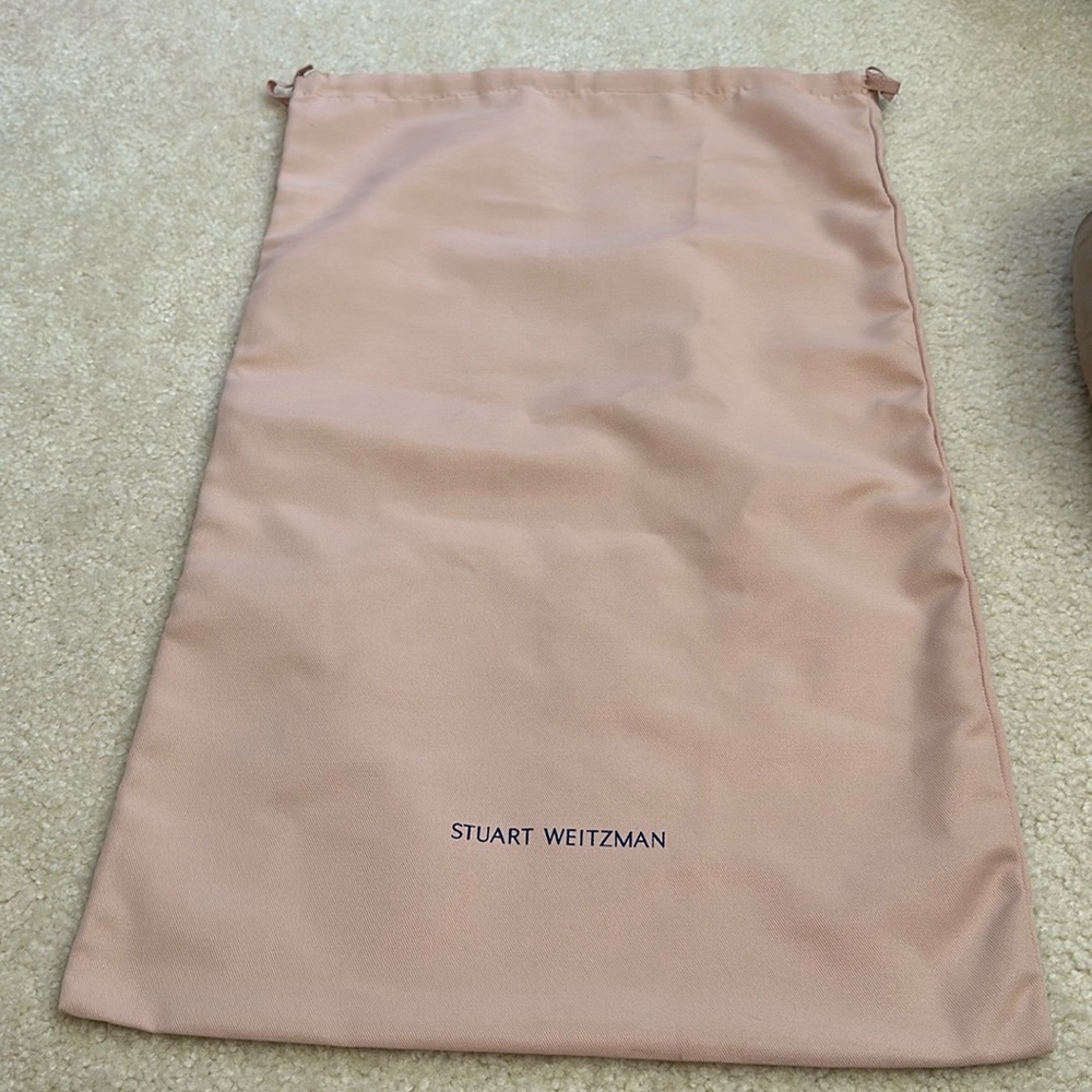 New Stuart Weitzman New Dust Bag in Pink Large